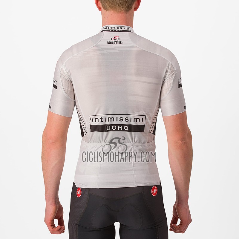 Giro d'Italia Cycling Jersey Bib Short 2023 Men Short Sleeve White